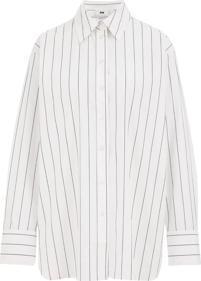 WE Fashion Dames THE CRISP WHITE BLOUSE