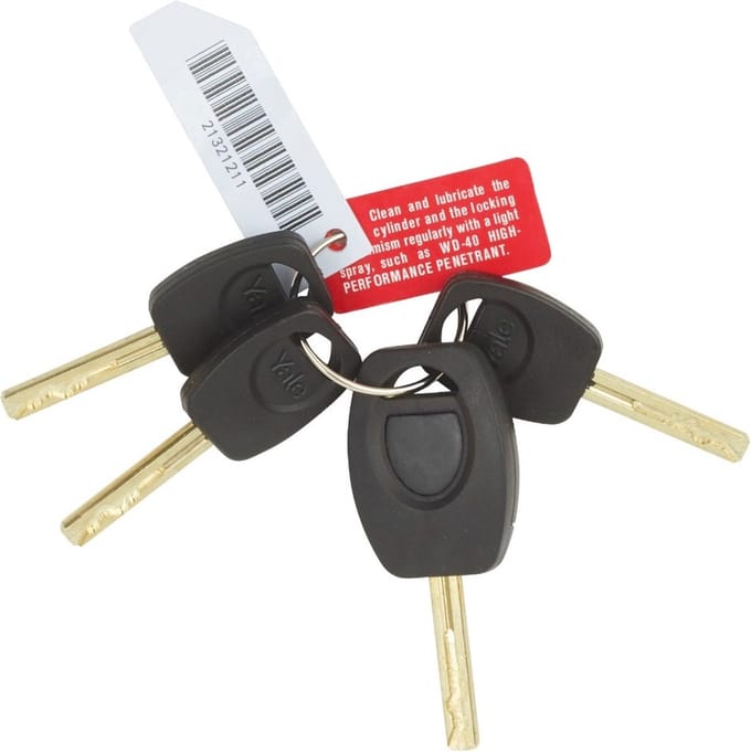 Yale - Beugelslot met Kabel - High Protection - 4 Sleutels