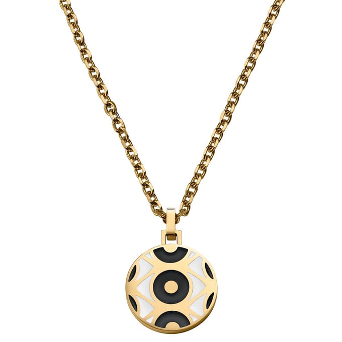 Evil Eye | Goudkleurige Cirkel Ketting