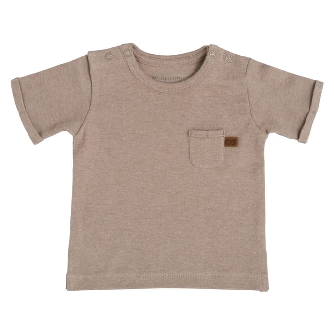 Baby's Only T-shirt Melange - Clay - 68 - 100% ecologisch katoen - GOTS
