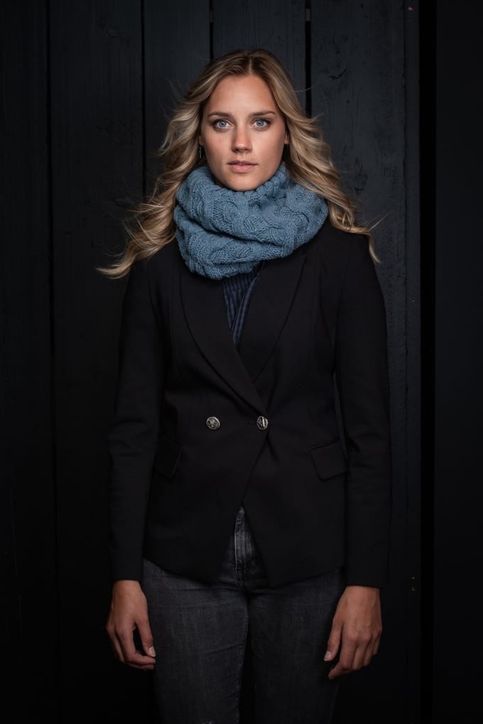 Col Sjaal Denali - Jeans blauw