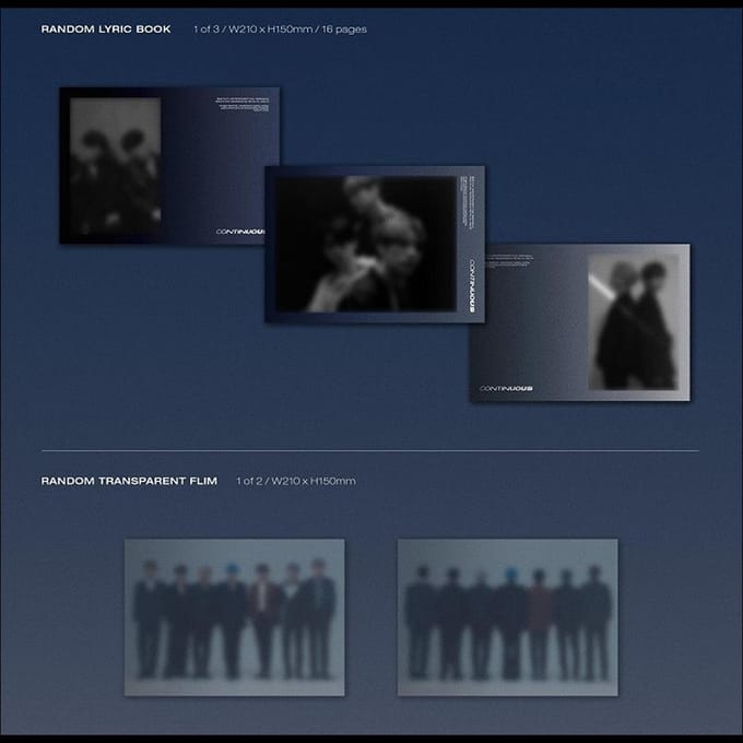VICTON [CONTINUOUS] 6e Mini Album Random,No poster black