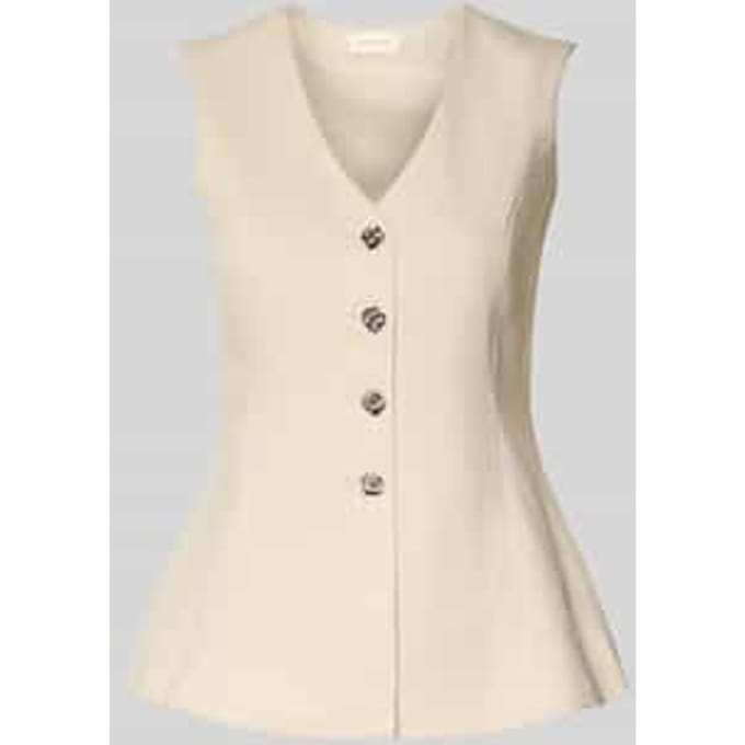 MSCH Copenhagen Mschesteriane Silver Waistcoat Blazers Dames - Beige - Maat M
