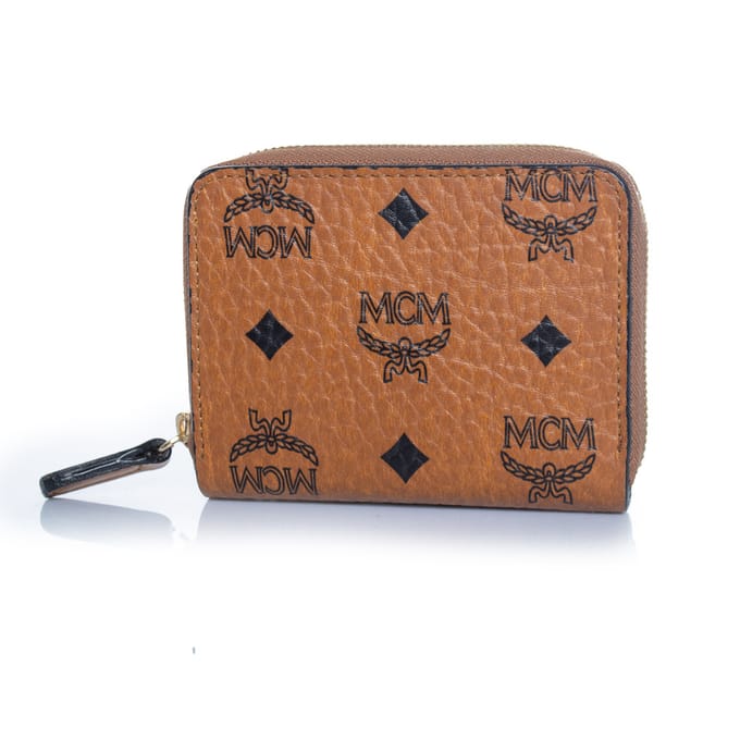 MCM, bruine ritstas in monogram