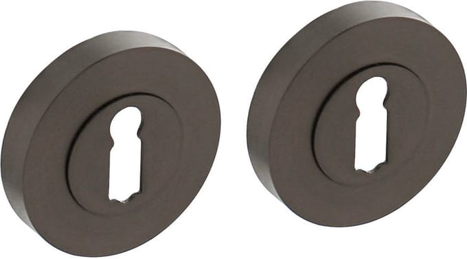 Intersteel Rozet met sleutelgat Ø52x10mm antracietgrijs