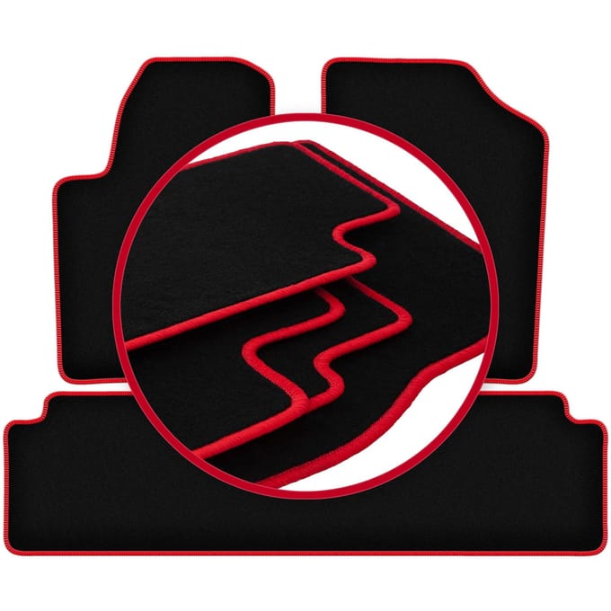 CARLUX-RED automatten voor: Peugeot Partner I combivan, Tepee (1997-2010)