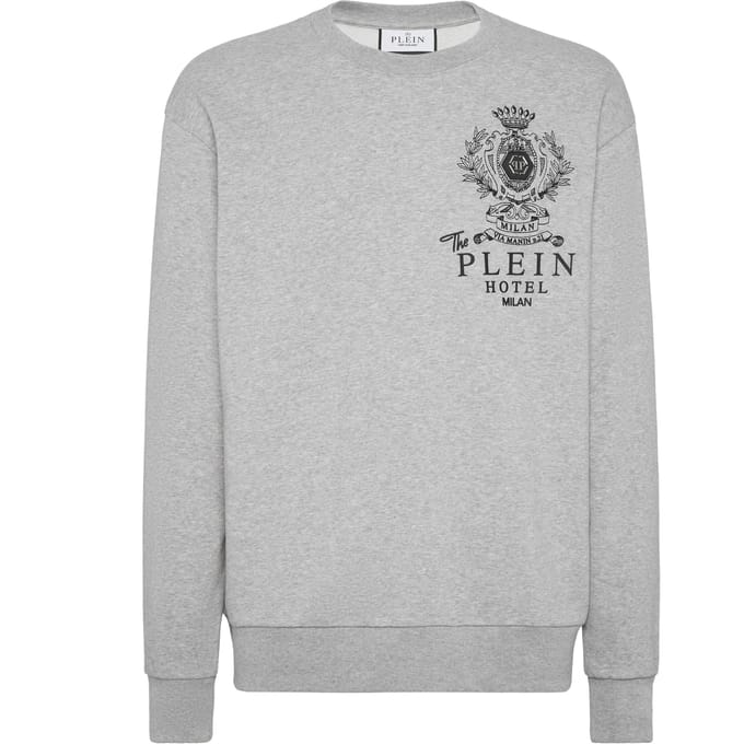 Fleece Round Neck Sweatshirt Plein Hotel