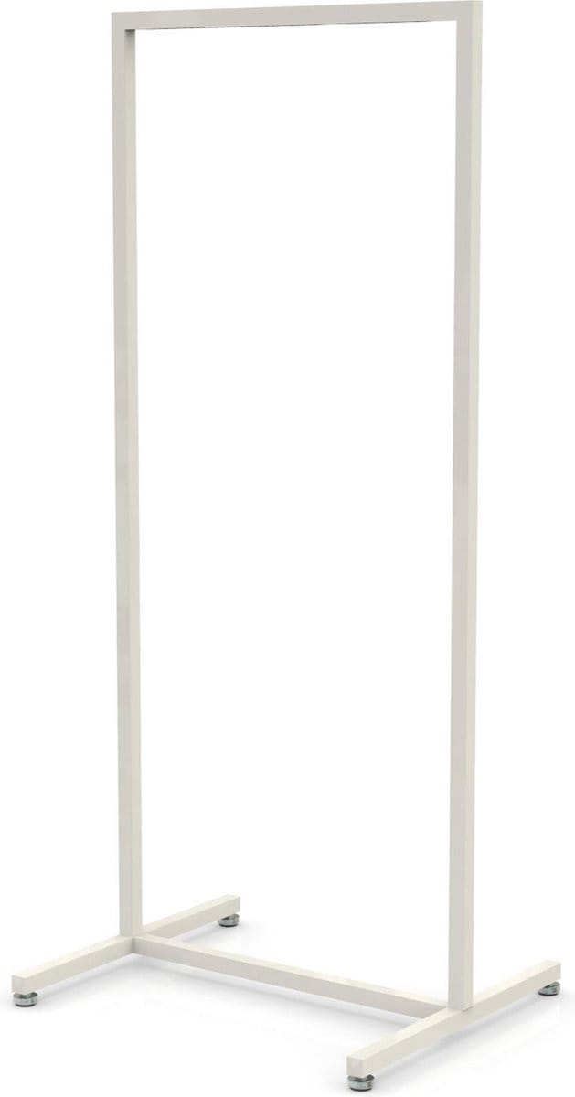 Hoog model wit Italiaans design kledingrek 60 cm breed