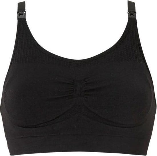 Noppies Comfortabele naadloze voedingsbh - Black - Maat XS/S