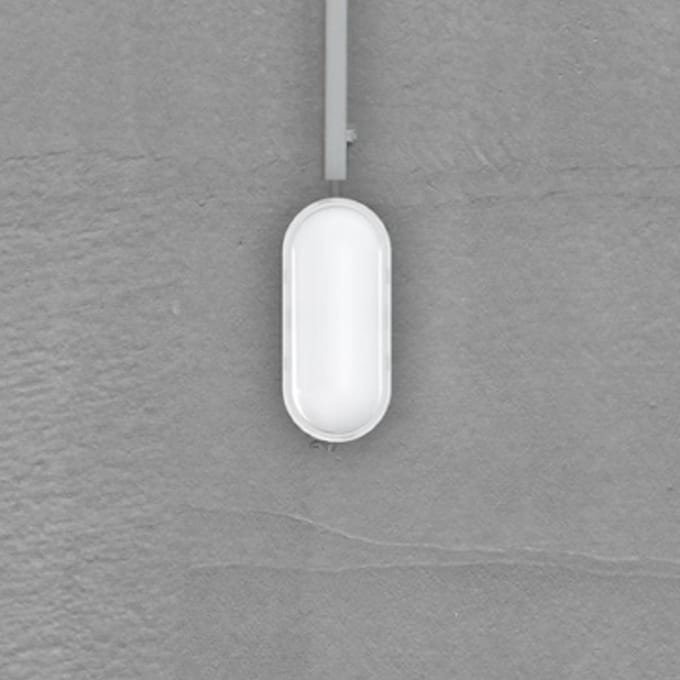 MEGATRON LED buiten wandlamp Zella Neo XL Sensor, wit, IP54