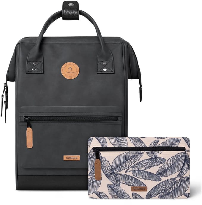 Cabaia - Rugzak Adventurer Medium Le Havre - 18L - Laptopvak 13 inch - Zwart