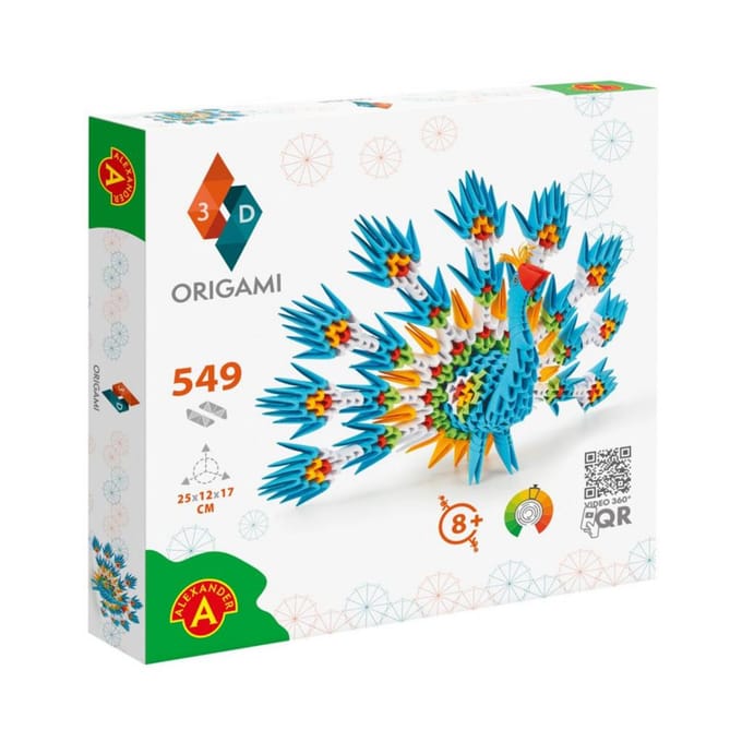 Origami 3D Pauw 549st Knutselen