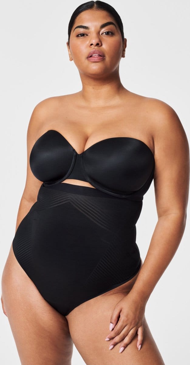SPANXshape™ Invisible High-Waisted Thong - Zwart - Maat M