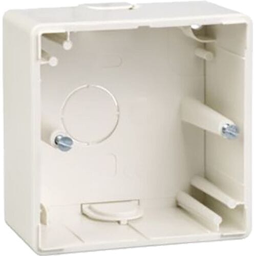 Schneider- Electric Schneider Electric Systeem-M opbouwbehuizing 1-voudig Glanzend wit