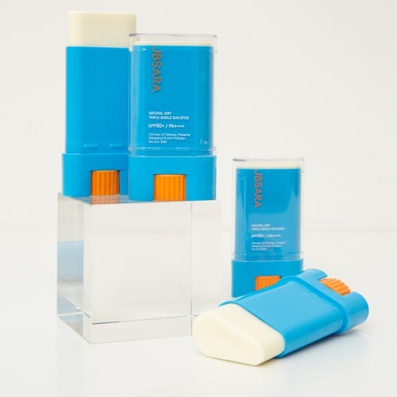 JBSARA natural airy triple shield Sunstick SPF50+PA++++ 20g (3 Options) 3PCS