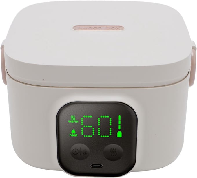 Intelligente Kom - Constante Temperatuur - Snelle Verwarming - 7 Versnellingen Timer - 500 ml Capaciteit