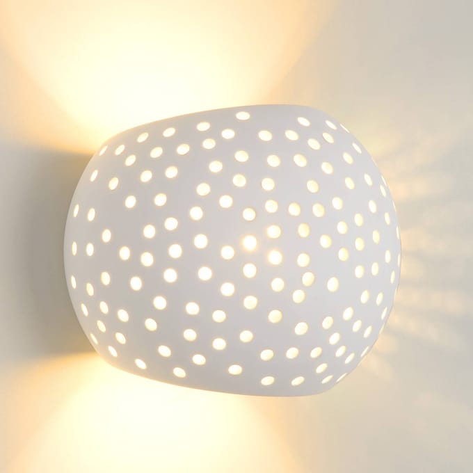 Lucide GIPSY - Wandlamp - 1xG9 - Wit