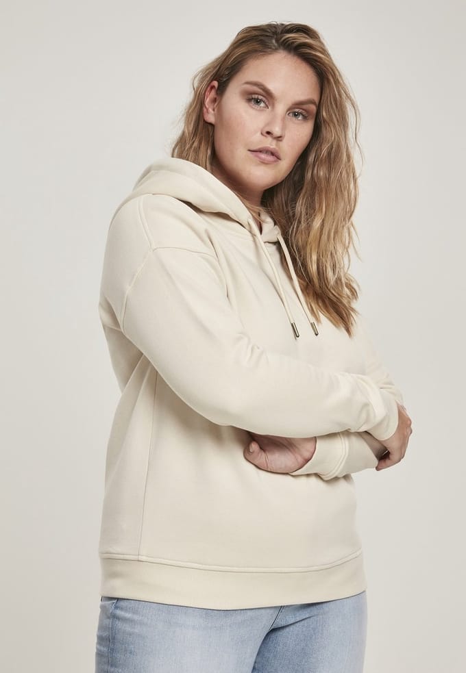 Urban Classics - Organic Hoodie/trui - L - Creme