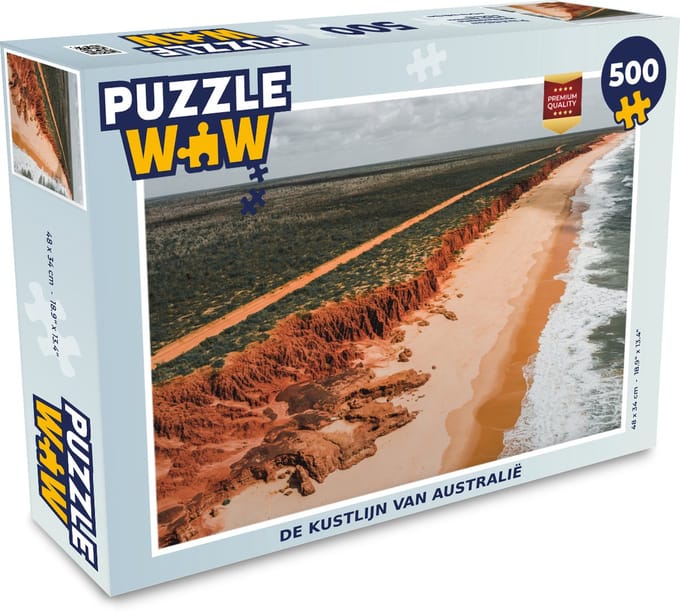 Puzzel De kustlijn van Australië - Legpuzzel - Puzzel 500 stukjes