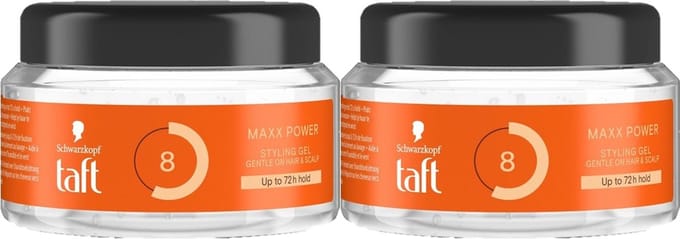 2x Schwarzkopf Taft Maxx Power Level 8 Power Haargel - 250 ml