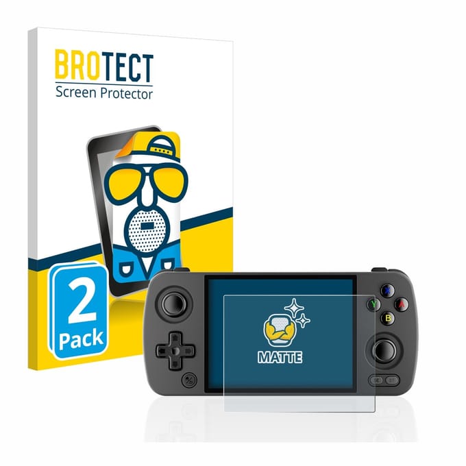 BROTECT - Screenprotector voor Anbernic RG405M - Folie Beschermfolie matte 2 Stuks