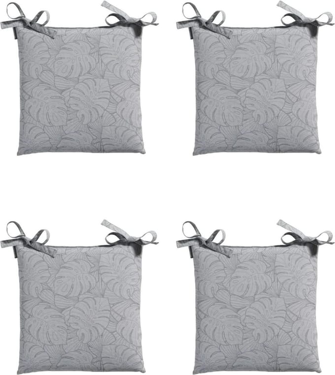 Madison - Zitkussen - Universeel - 4st - 46 x 46cm - Outdoor Palm Grey