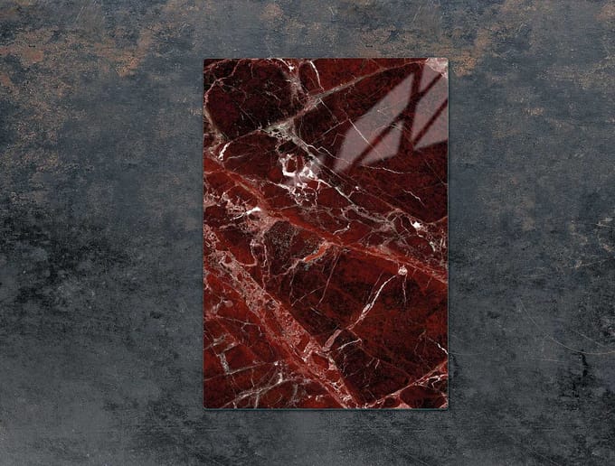 TMK ArtDeko - Snijplank - Glas - 35x52 cm - Marmereffect