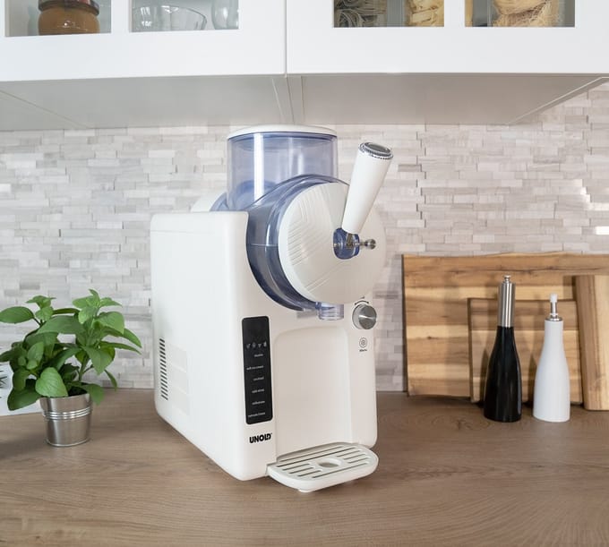 Unold 2in1-Slush und Softeismaschine Sofie 48950, 2 l, LED, Wit, 435 mm, 226 mm, 442 mm