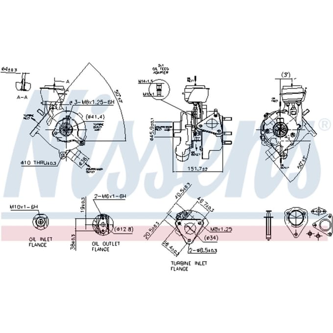 Supercharger, drukvulling NISSENS 93038