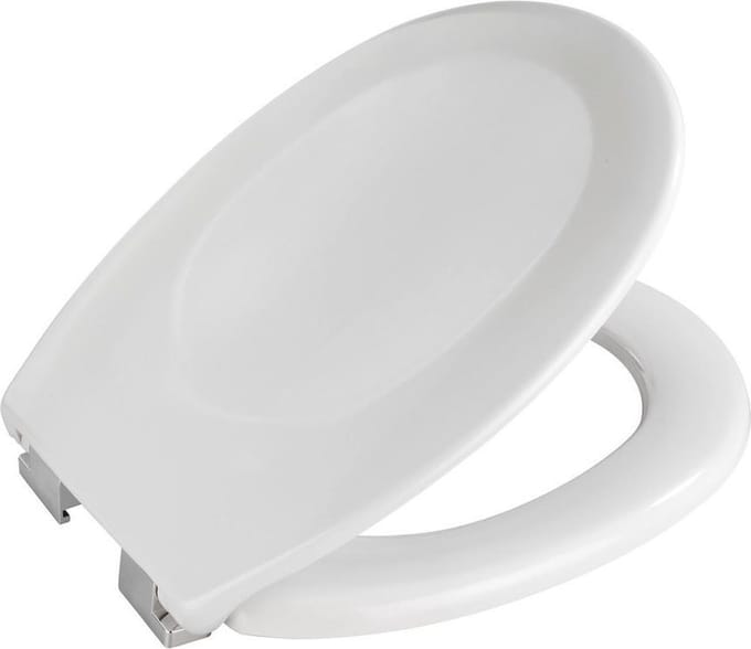 WENKO WC bril Savio - stevig wit Duroplast - Easy-Close softclose sluiting - Toiletbril wit - Toiletzitting wit