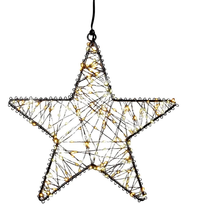 Kerstster | 300LED | IP44 Trafo | met timer en dimmer | 36CM | warm wit | Anna's Collection