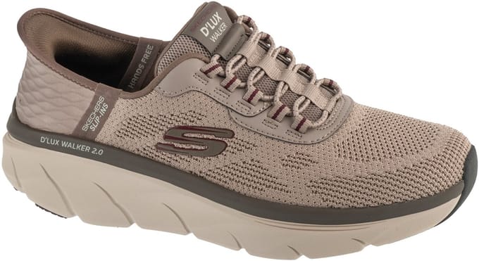 Skechers Slip-ins: D'Lux Walker 2.0 - Rezinate, Mannen, Beige, Sneakers, maat: 44
