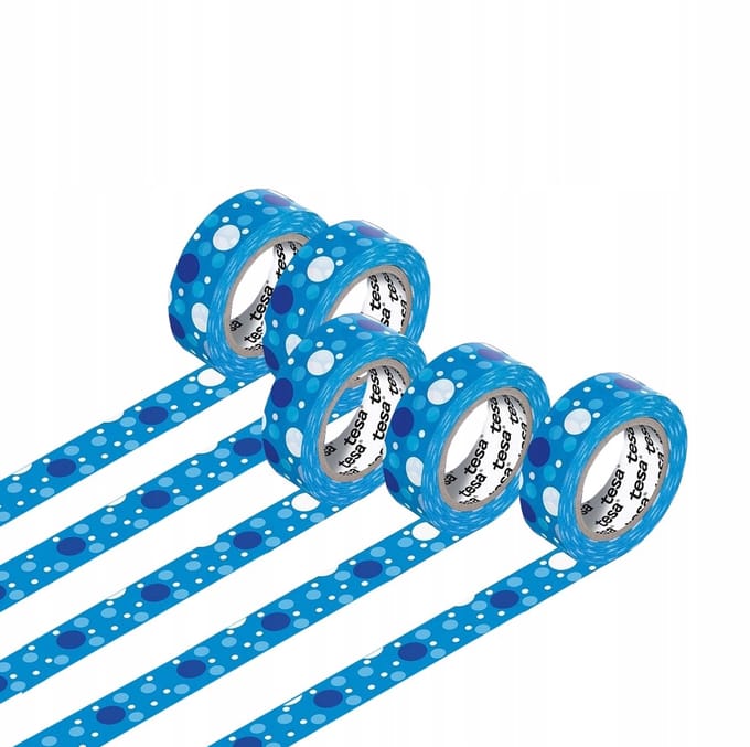 Tesa Washi - Decoratietape - 10m x 15mm - Originele Patronen - Handgemonteerd