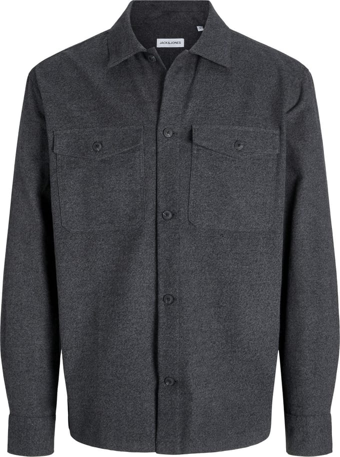 JACK&JONES ESSENTIALS - JJEPERFECT MELANGE OVERSHIRT LS SN Heren Overhemd