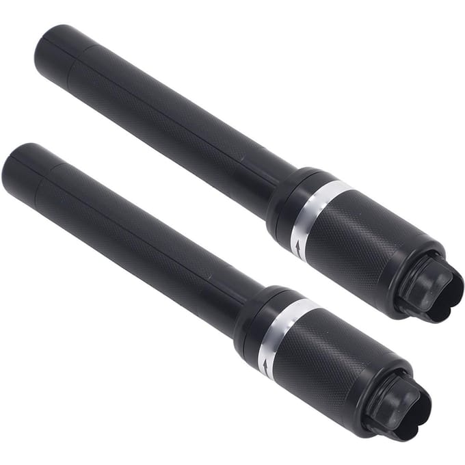 Poolkeu Verlengstuk Professionele Sterke Grip Biljartkeu Verlengstuk voor 9 Ball Club 2 stuks gray