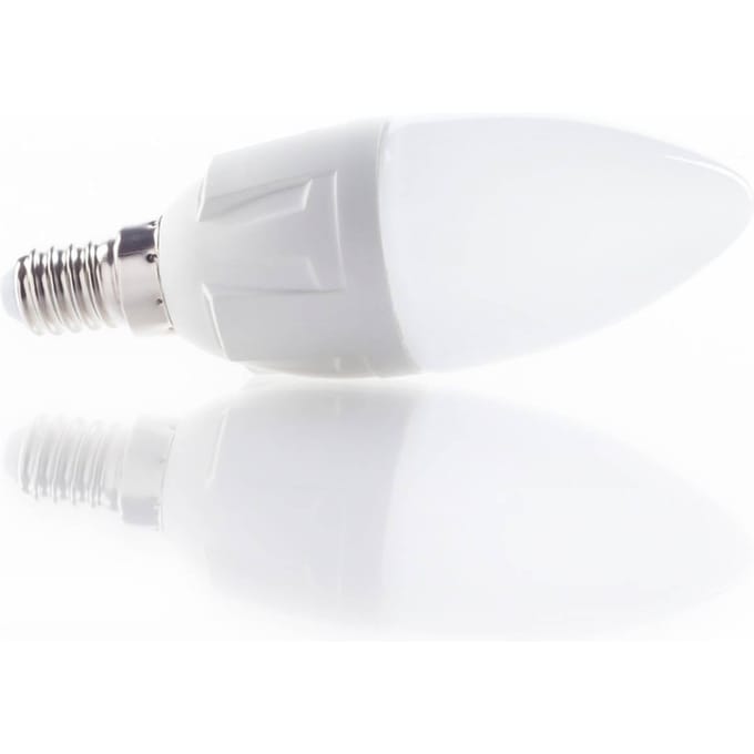 Lindby LED lamp Kaars, E14, 4,9 W, mat, 3.000 K