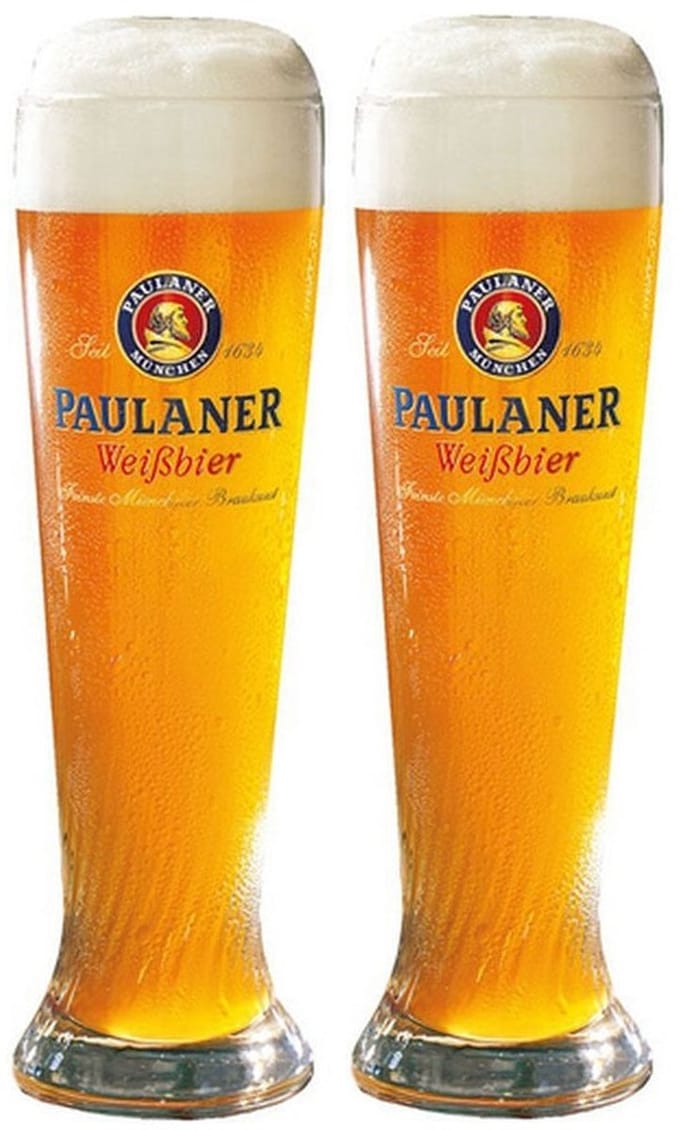 Paulaner Bierglazen Weizen - 500 ml - 2 Stuks