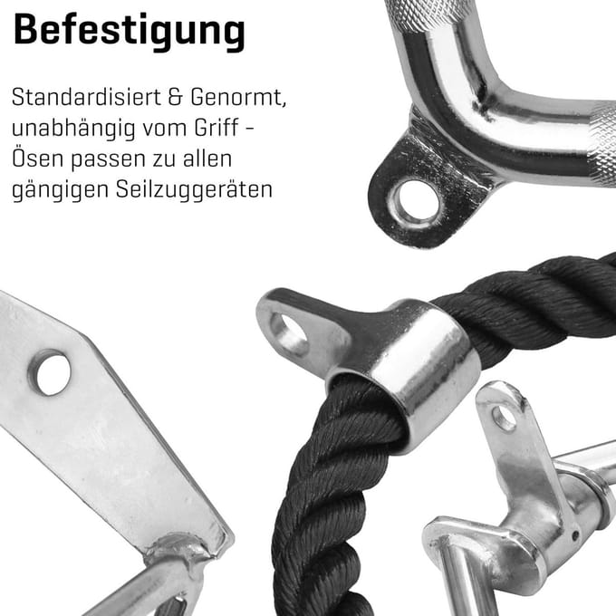 Uitgebreide Set Handgrepen voor Kabeltraining en Krachttraining - Diverse Grepen