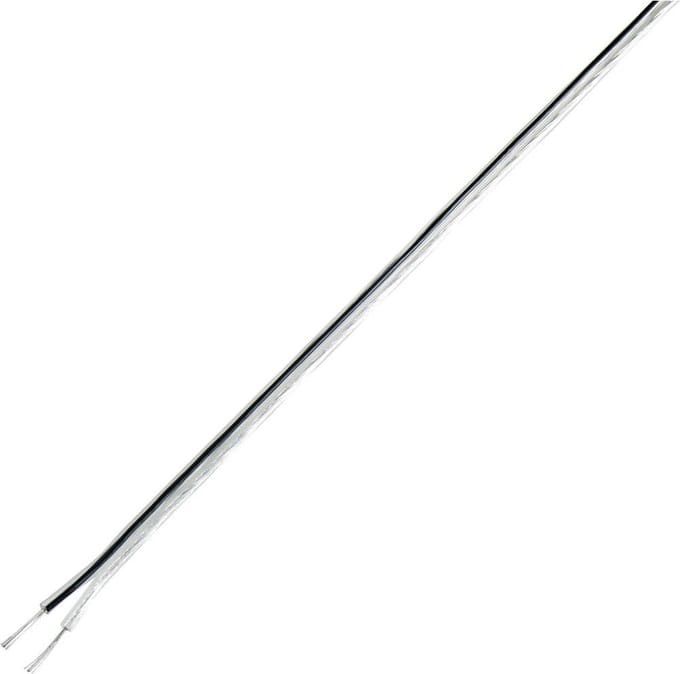 TRU COMPONENTS TC-7815696 Luidsprekerkabel 2 x 0.4 mm² Transparant 50 m
