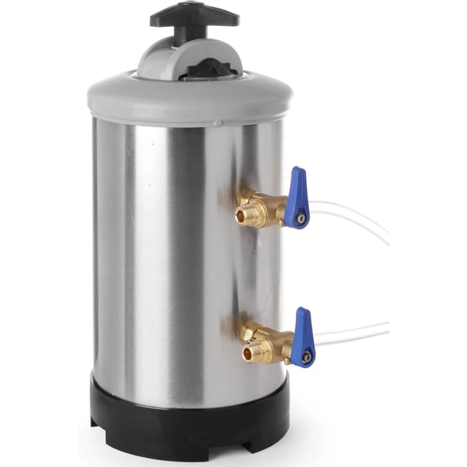 HENDI Compacte waterontharder – filtercapaciteit tot 1200L – ideaal voor horeca – 8L – ⌀185x(H)400mm