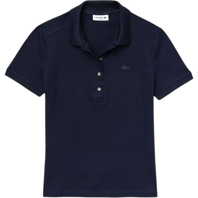 Lacoste Dames Poloshirt - Navy Blue - Maat 36