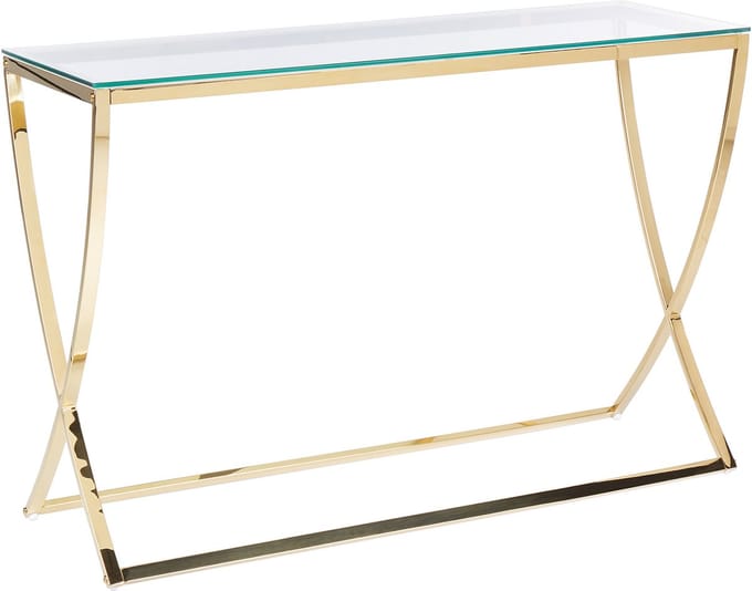 RINGGOLD - Consoletafel - Goud - Glas