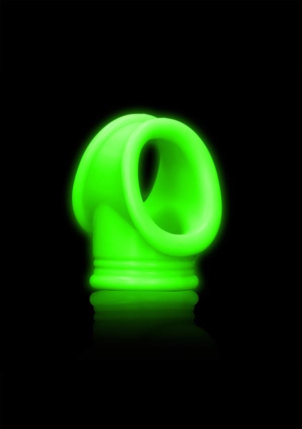 Shots - Ouch! OU789GLO - Cock Ring & Ball Strap - Glow in the Dark