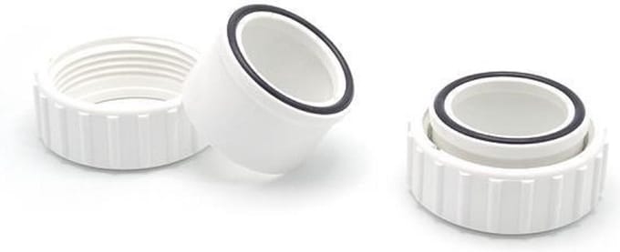 Set Verb.Stuk+O-Ring+Moer Ø50mm Tbv Poolmax Zwembadpomp