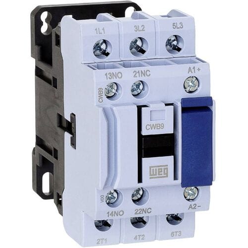 WEG CWB9-11-30C03 Vermogensbeveiliging Direct schakelend 3x NO 4 kW 24 V/DC 1 stuk(s)