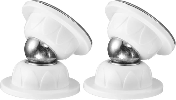 Magnetische Deurstopper - Deurhouder - Deuren Open Houden - Zonder Boren - 2 Stuks - Wit