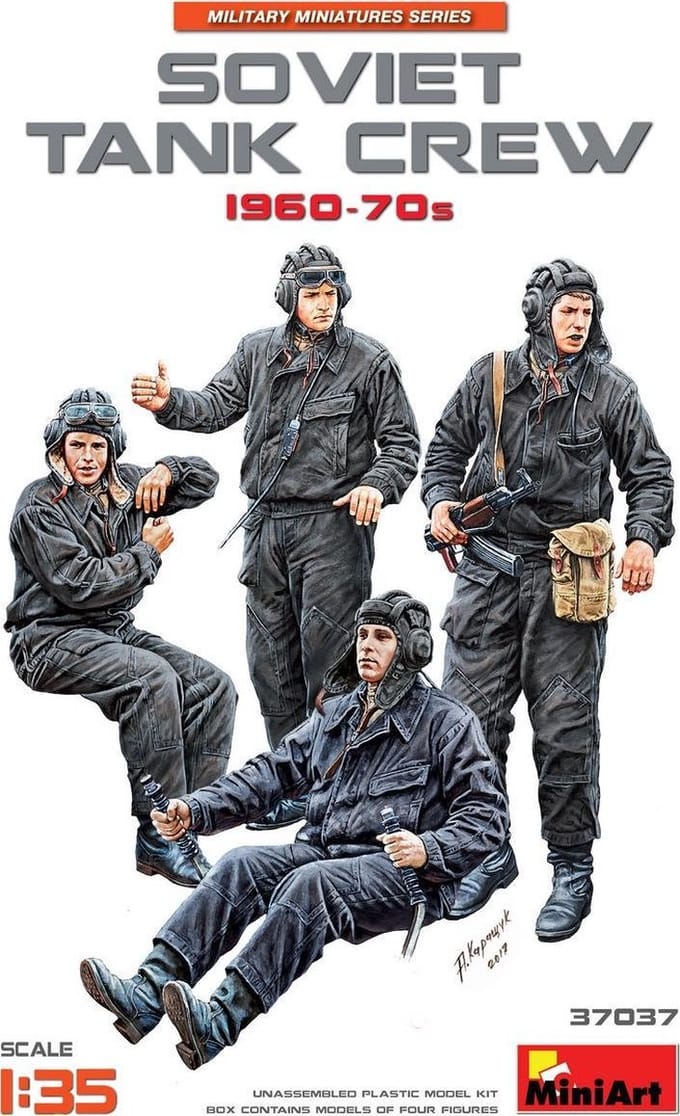 Miniart - Soviet Tank Crew 1960-70s (Min37037) - modelbouwsets, hobbybouwspeelgoed voor kinderen, modelverf en accessoires