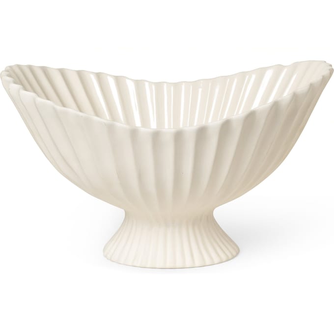 Ferm Living - Fountain Schaal - off-white - wit