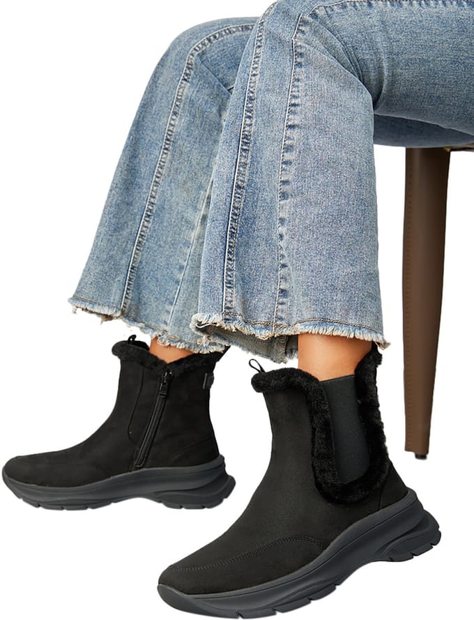 Hoge sneakers met ritssluiting