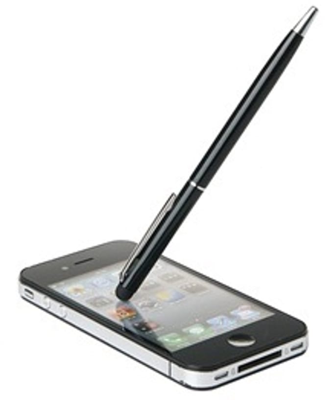 2-in-1 Stylus pen met penfunctie voor iPhone iPad Smartphone Tablet – Zwart